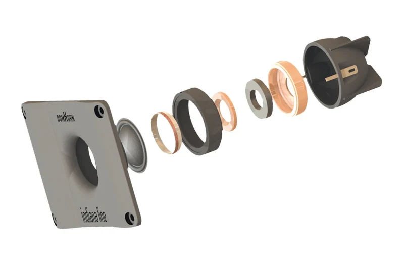 Indiana Line DJ 308 Diffusori da scaffale da 8" high end a 3 vie 140W (Coppia)
