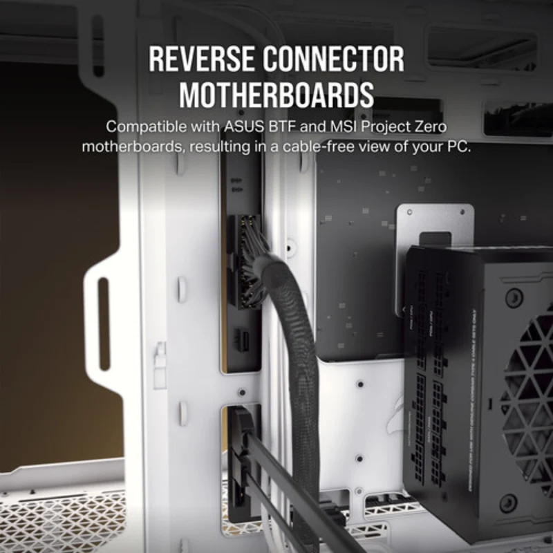 Corsair Case para PC de Dos Cámaras Semitorre, 6500X