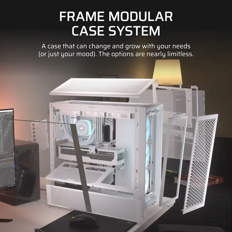 Corsair Case para PC Semitorre Modular FRAME 4000D RS ARGB