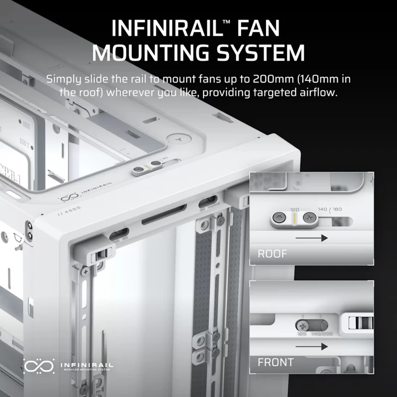 Corsair Case para PC Semi Torre Modular FRAME 4000D