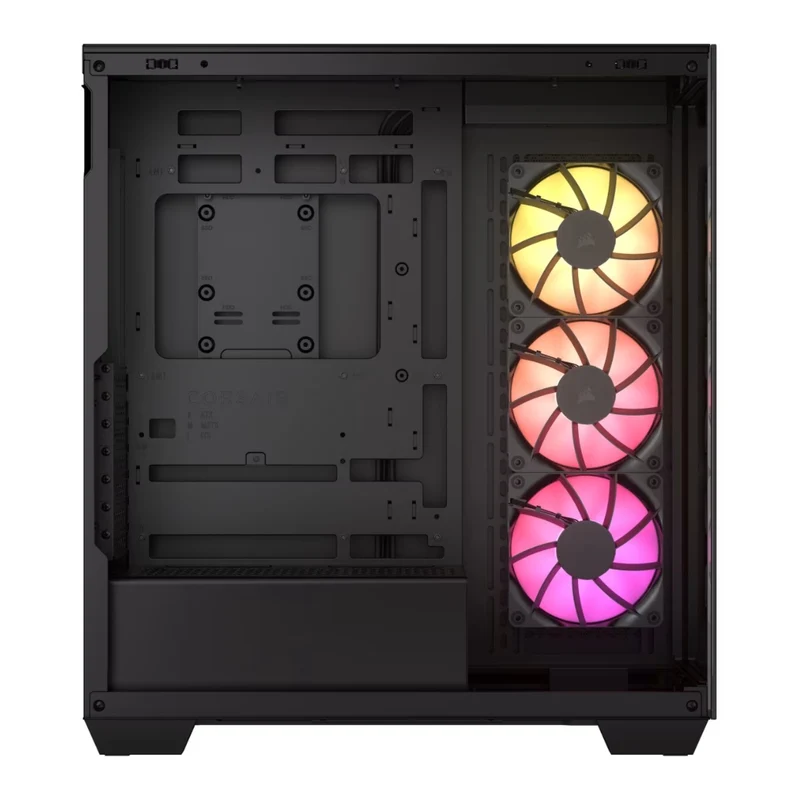 Corsair Case para PC Semitorre con 3 Ventiladores, 3500X ARGB