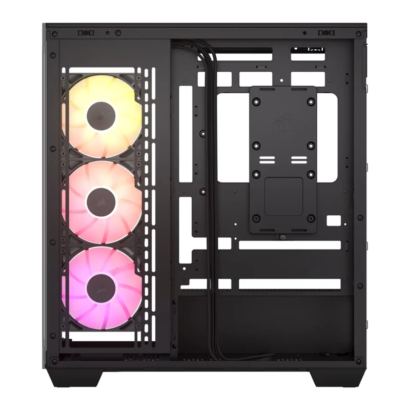 Corsair Case para PC Semitorre con 3 Ventiladores, 3500X ARGB