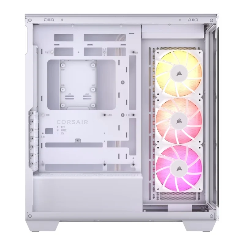 Corsair Case para PC Semitorre con 3 Ventiladores, 3500X ARGB