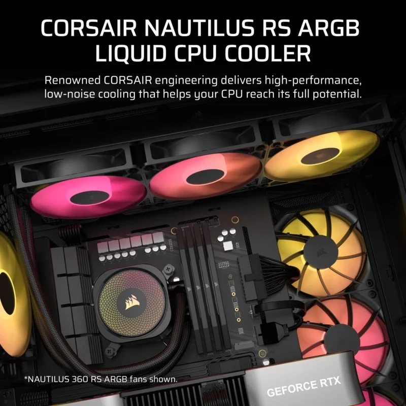 Corsair Sistema de Refrigeración Líquida NAUTILUS 240 RS ARGB