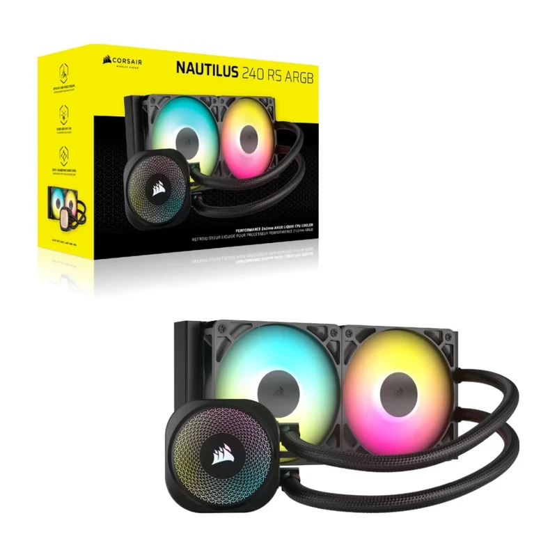 Corsair Sistema de Refrigeración Líquida NAUTILUS 240 RS ARGB