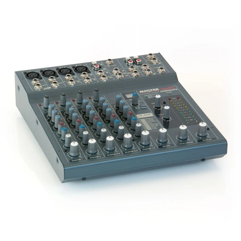 Master Audio USB082FX mixer compatto con 100 effetti e porta USB
