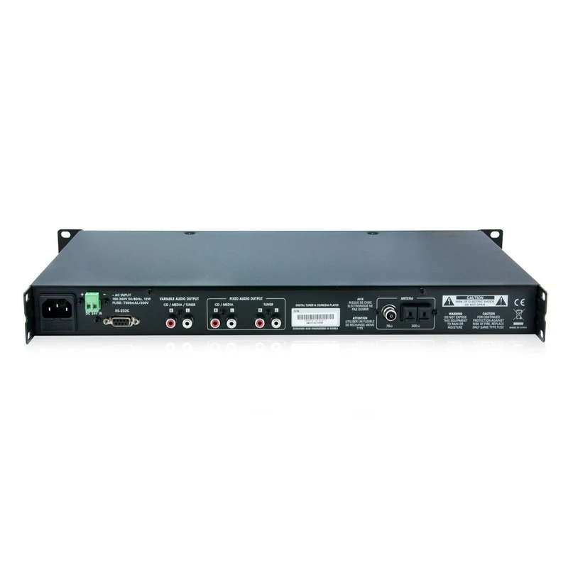 Master Audio M1043B Lettore CD - MP3 multizona professionale con radio