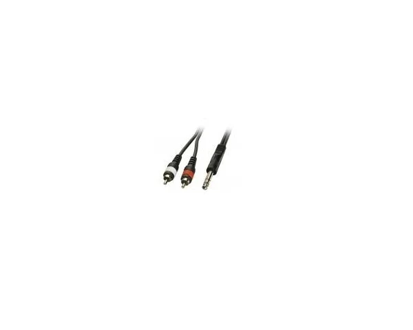 EXTREME 2R1JS3 CAVO 2 RCA MASCHIO - 1 JACK MASCHIO STEREO 1/4" 6.3mm
