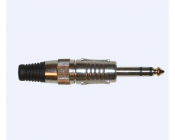 EXTREME CONNETTORE JACK TRS STEREO VOLANTE 1/4" 6,3mm COLORE NERO