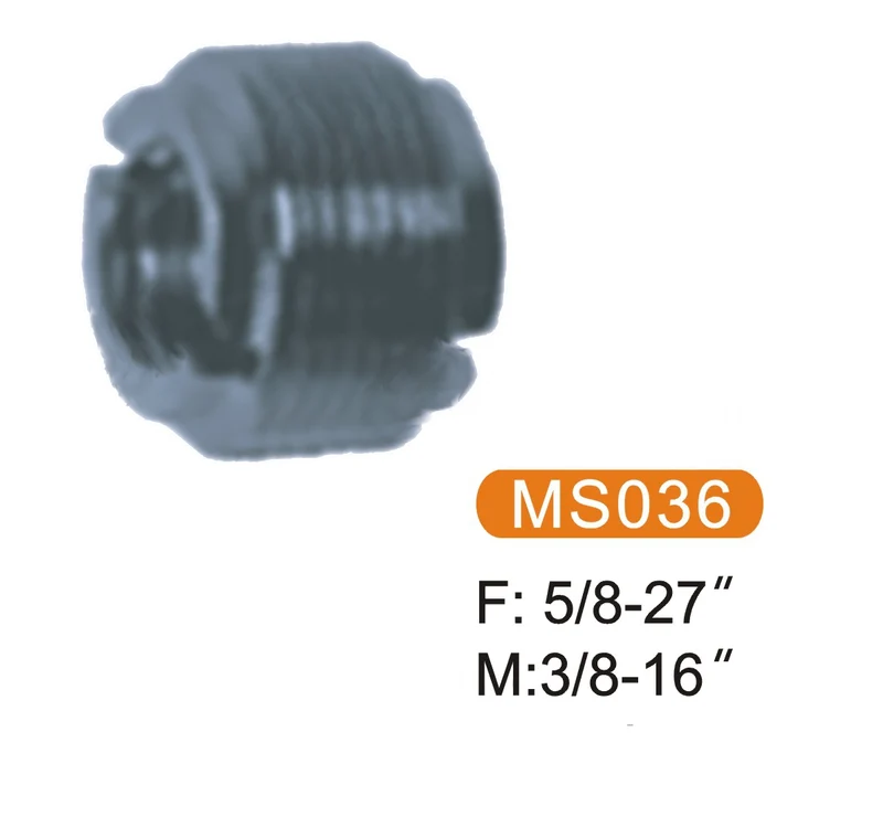 EXTREME MS036 ADATTATORE FILETTATURA CLAMP DA 5/8-27" A 3/8-16" PER ASTA MICROFONICA