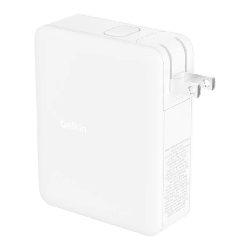 Belkin Cargador de Pared GaN 4 Puertos 140W, WCH014dqWH