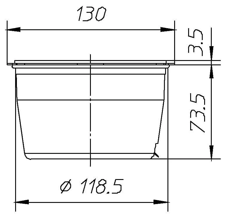 Ciare HM130 midrange con potenza di 150 W e 60 W RMS a 8 Ohm e diametro 5"