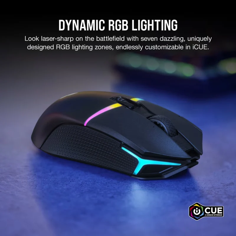 Corsair Mouse Inalámbrico Gaming Nightsabre Wireless RGB