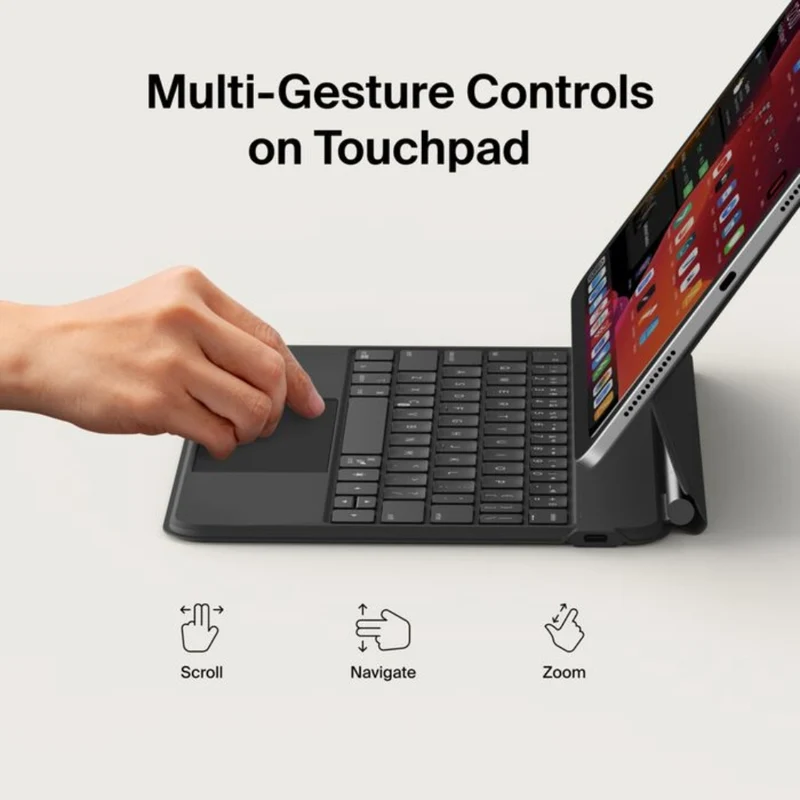 Belkin Funda con Teclado Pro y Soporte Magnético para iPad de 10,9" 10ma Gen, BBZ002TT-V3