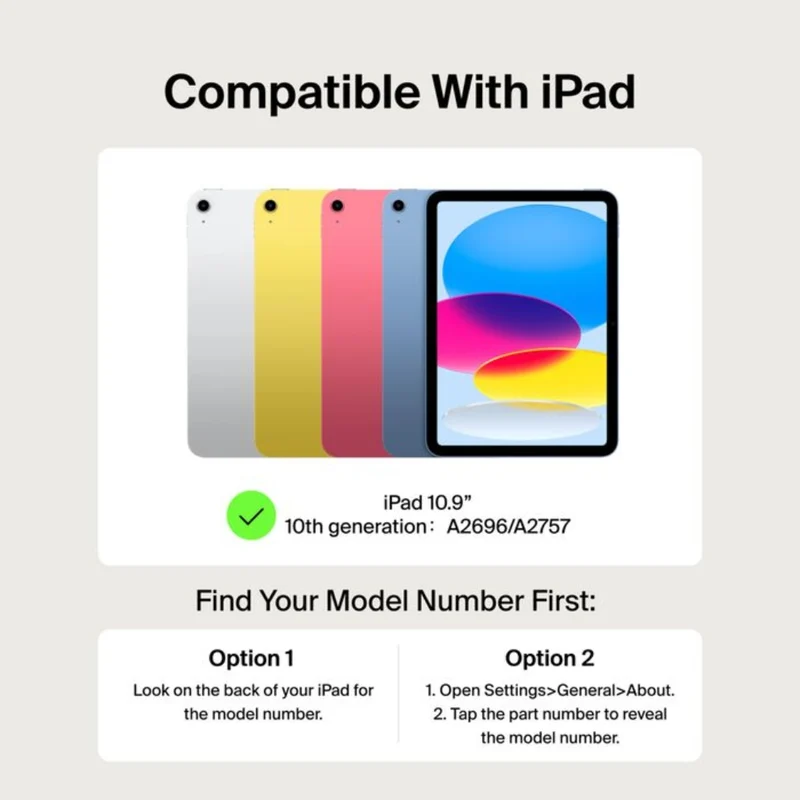 Belkin Funda con Teclado Pro y Soporte Magnético para iPad de 10,9" 10ma Gen, BBZ002TT-V3