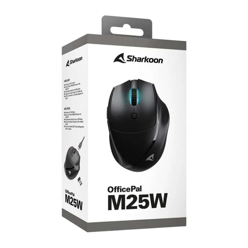 Sharkoon Mouse Inalámbrico Óptico M25W