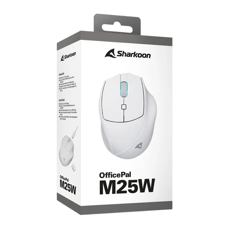 Sharkoon Mouse Inalámbrico Óptico M25W