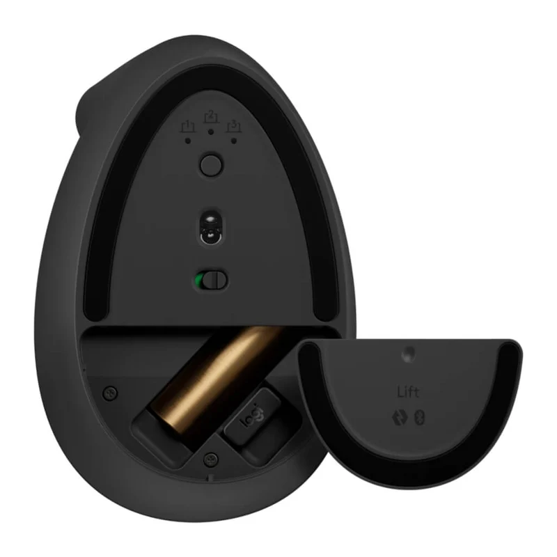 Logitech Mouse Inalámbrico Ergonómico Lift Vertical para Zurdos (910-006467)
