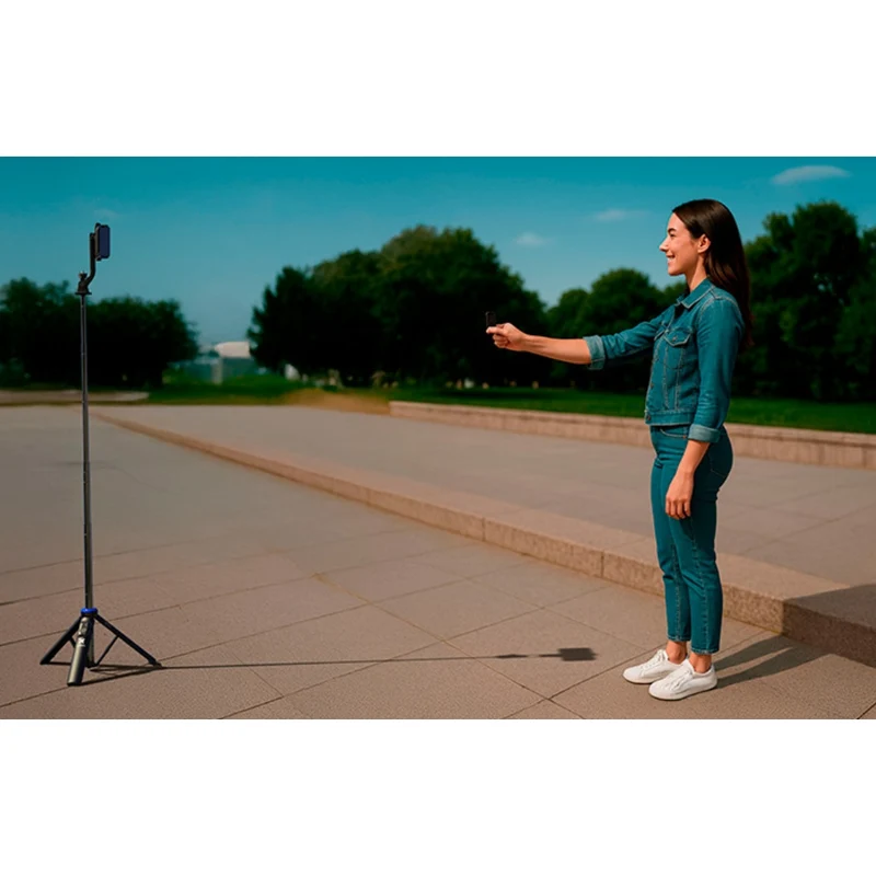 Xtech Selfie Stick con Trípode y Control Remoto SnapFlex, XSS-211