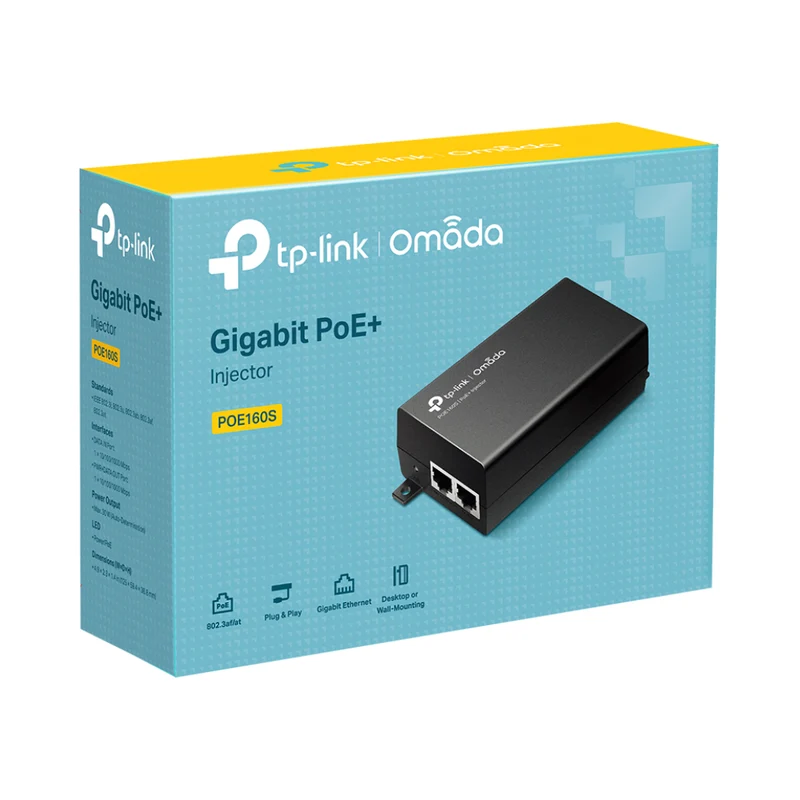 TP-Link Inyector Omada PoE+, POE160S