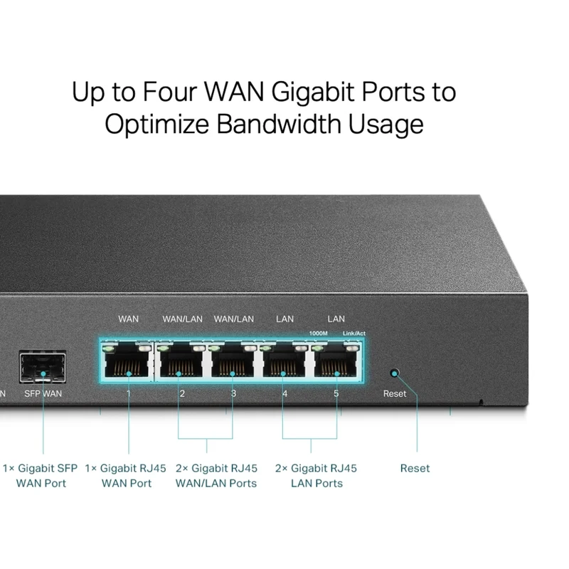 TP-Link Tapo Router Inalámbrico VPN Gigabit Omada SafeStream, ER7206