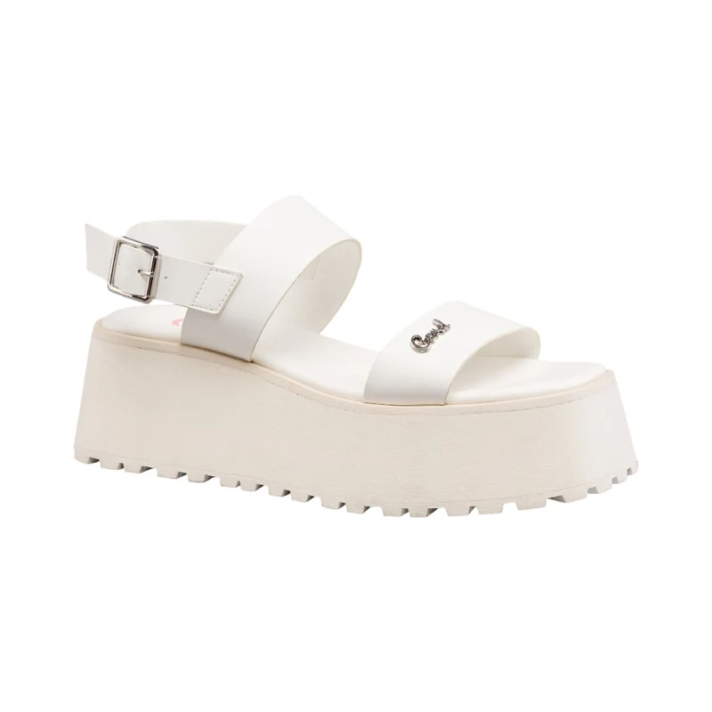 Coral Sandalias de Plataforma Toscana Blanco, para Mujer