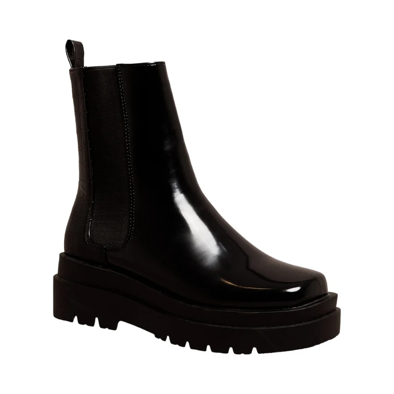 Coral Botines Vera Tex Negro, para Niña