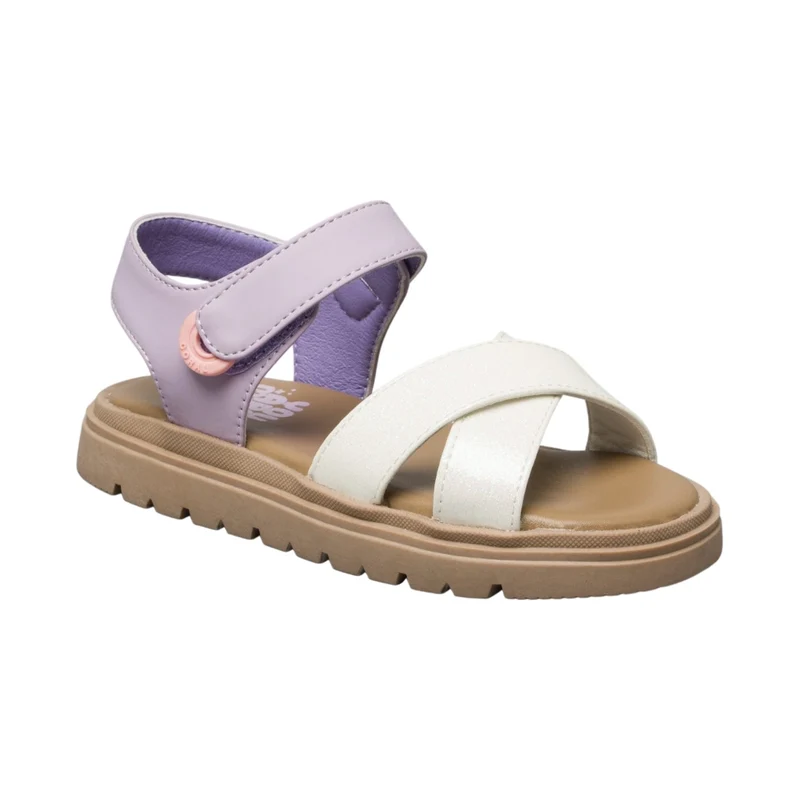 Coral Sandalias Abba Blanco/Lila, para Mujer