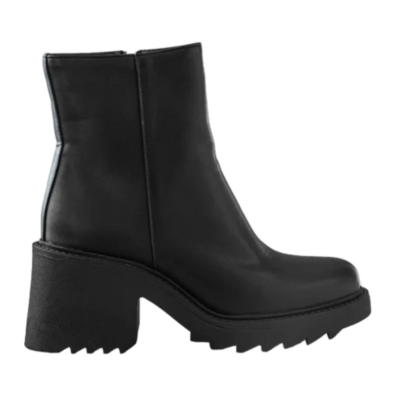 Coral Botines Polly Black Pu, para Mujer