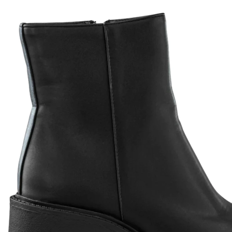 Coral Botines Polly Black Pu, para Mujer