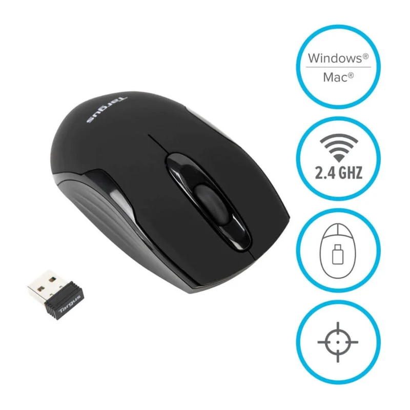Targus Mouse Inalámbrico W575, AMW575TT
