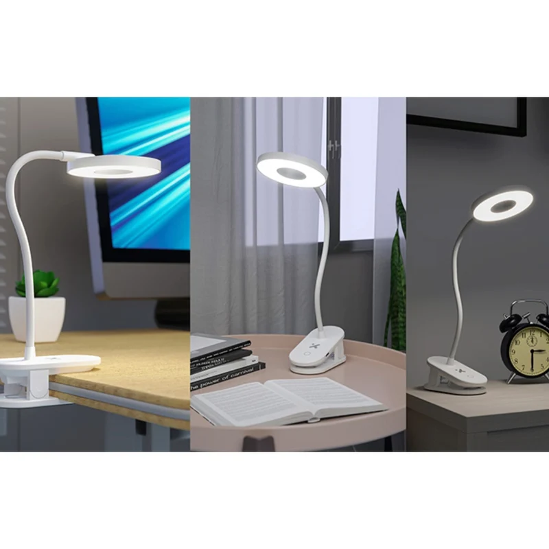 Xtech Lámpara LED Recargable con Clip para Escritorio, XTA-703
