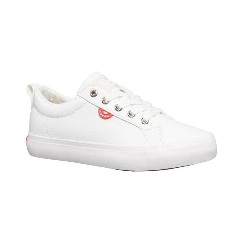 Coral Tenis Casual Serafina Blanco, para Mujer