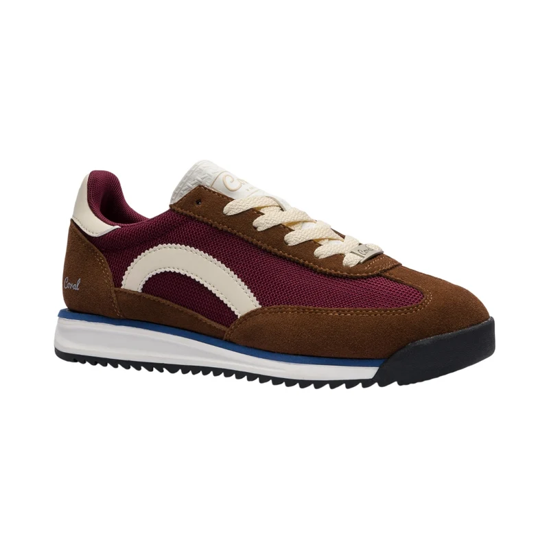 Coral Tenis Casual Tabby Rojo Vino, para Mujer
