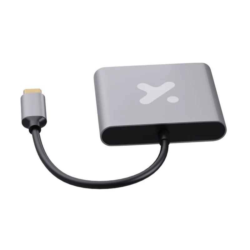 Xtech Adaptador Multipuerto USB Tipo-C 3 en 1, XTC-566
