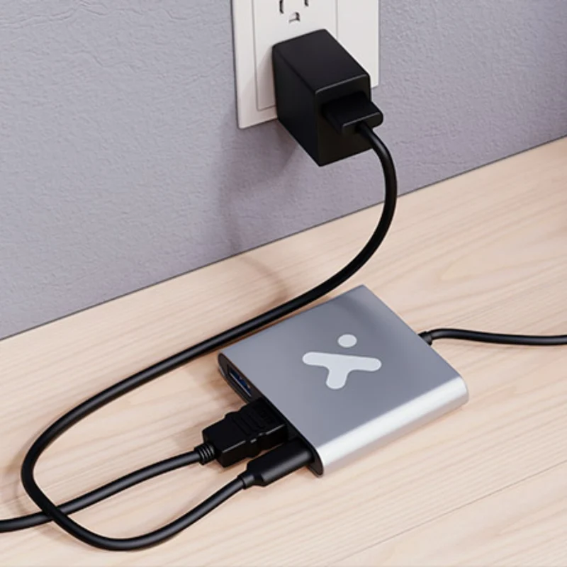 Xtech Adaptador Multipuerto USB Tipo-C 3 en 1, XTC-566
