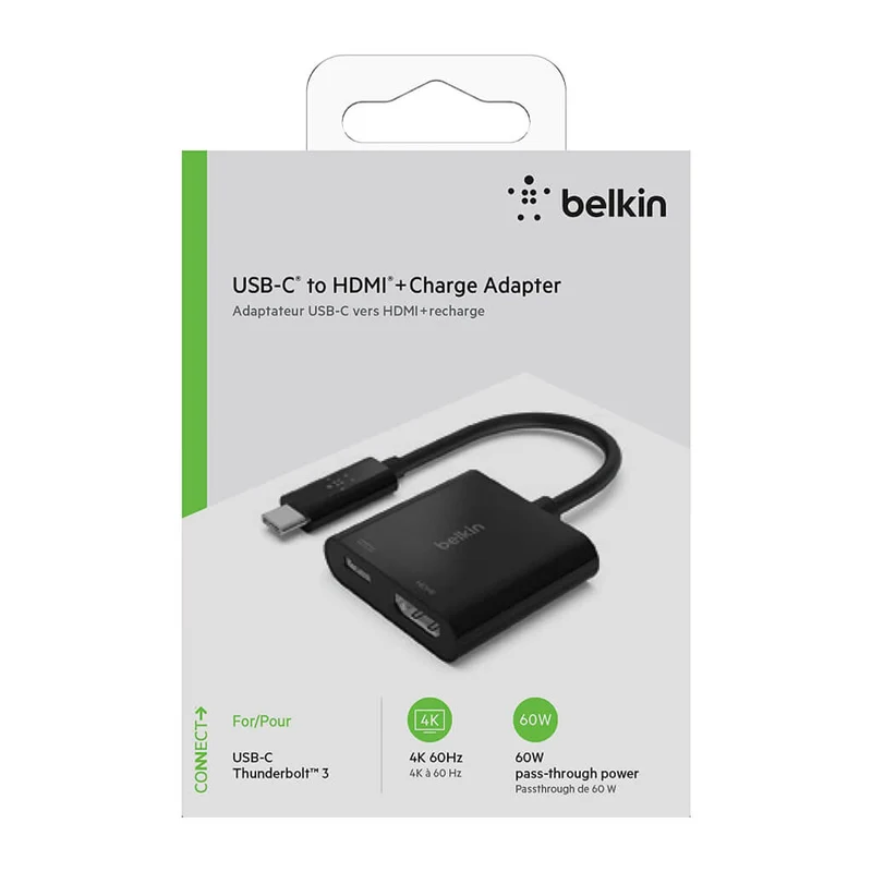 Belkin Adaptador USB-C Macho a HDMI 4K, AVC002BTBK