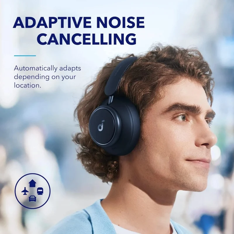 Soundcore Audífonos Inalámbricos de Diadema Noise Cancelling Space Q45