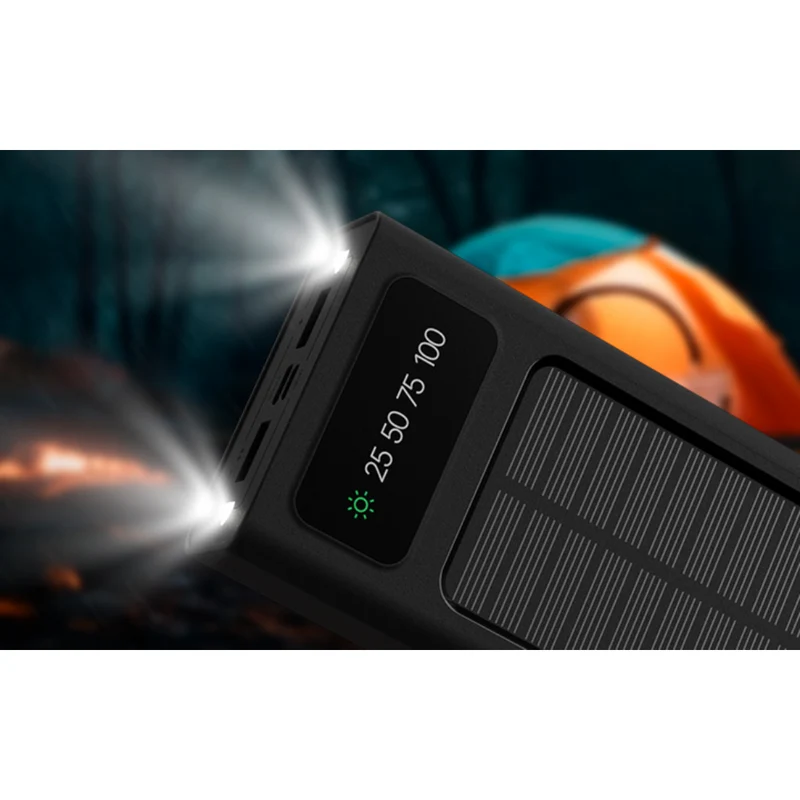 Xtech PowerBank con Carga Solar 20.000mAh, XPB-200