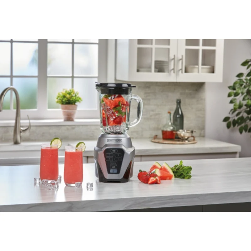 Black & Decker Licuadora Digital Frasco de Vidrio 700W BL0976-1MDLA, Caja Abierta