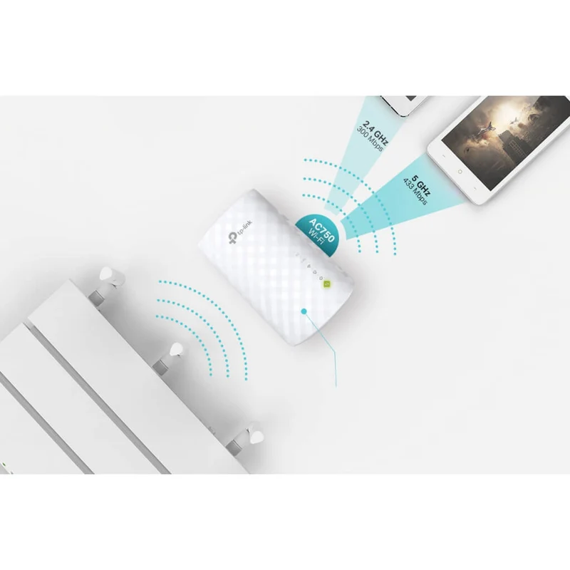 TP-Link Tapo Extensor de Red Wi-Fi 5 Doble Banda AC750, RE220
