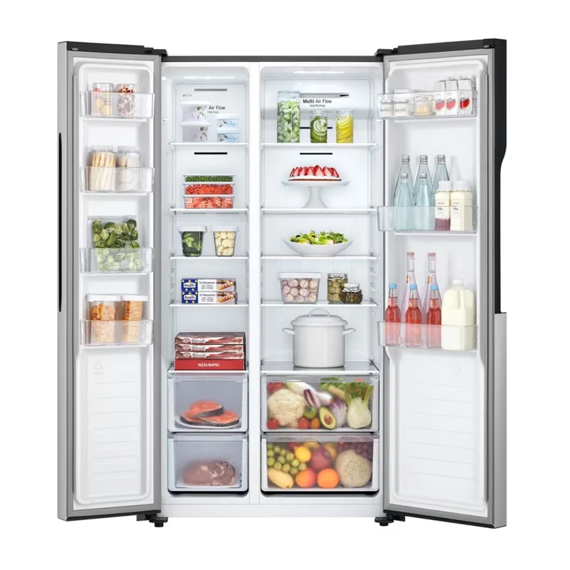 LG Refrigeradora Side by Side Inverter 18 Pies, GS51BPP