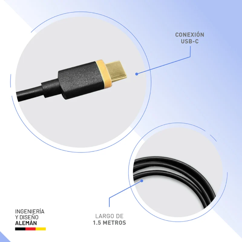 Thonet & Vander Cable de Carga Rápida USB-A a USB-C Kupfer, 1.5 Metros