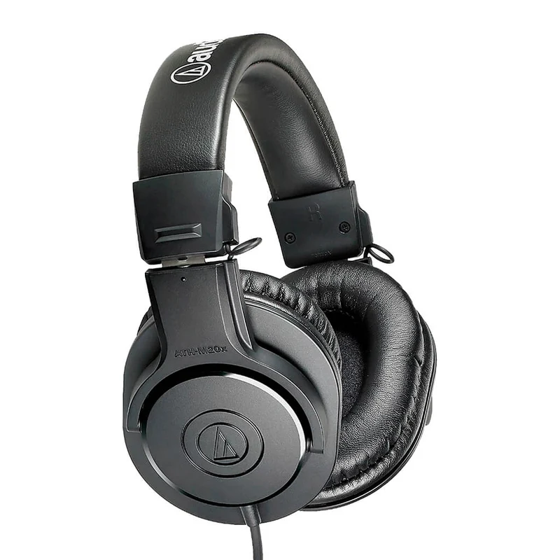 Audio-Technica Audífonos de Diadema Profesionales Alámbricos (ATH-M20X AT)