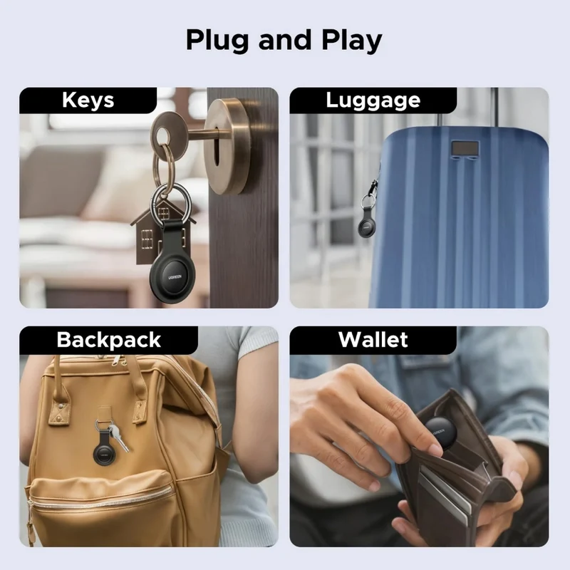Ugreen Localizador Smart Bluetooth Compatible con iOS CM520, 60387