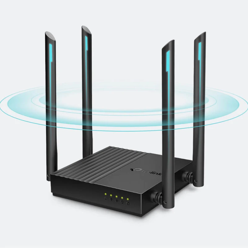 TP-Link Router Inalámbrico Wi-Fi Doble Banda MU-MIMO AC1200, Archer C64