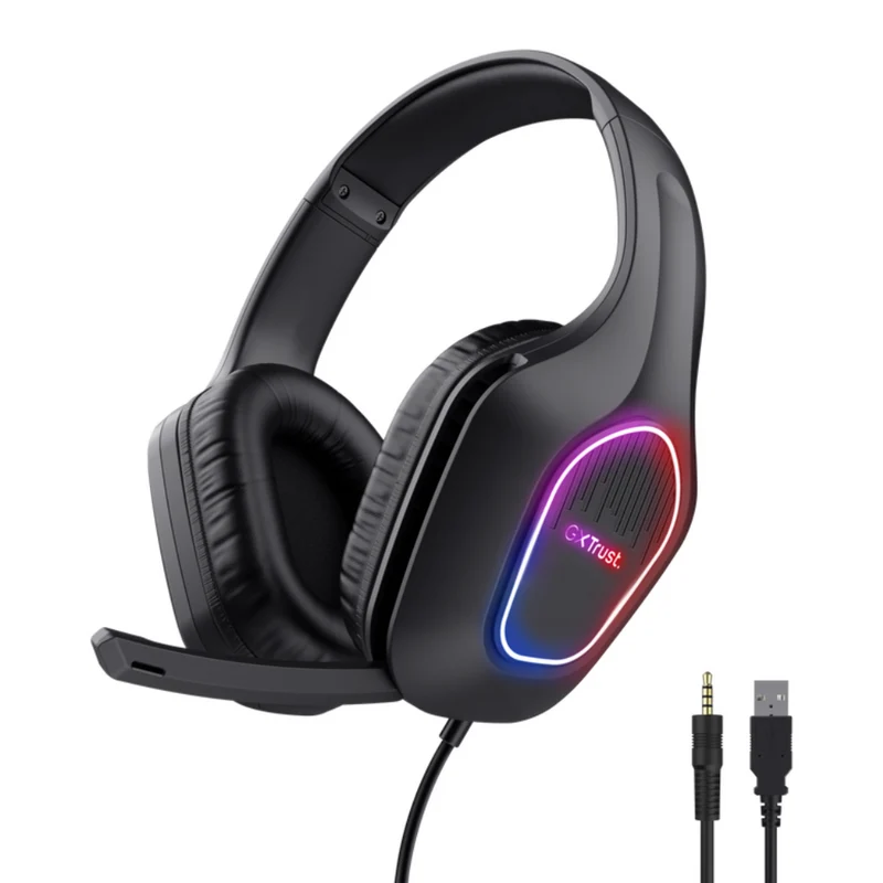 Trust Audífonos Alámbricos de Diadema Gaming GXT416 Zirox