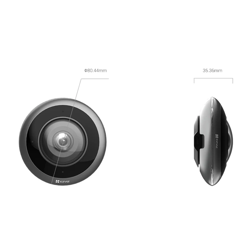EZVIZ Cámara de Seguridad Wi-Fi Panorámica Ojo de Pez 3K EP4, 303103534