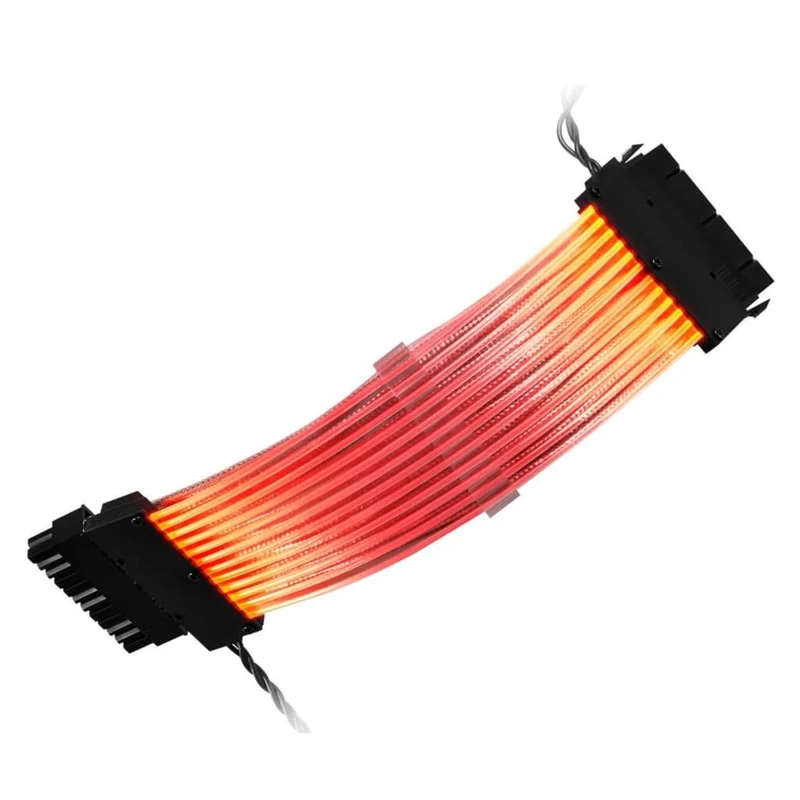 Sharkoon Cable de Extensión Gaming RGB Shark Xtend 24, 24.5cm