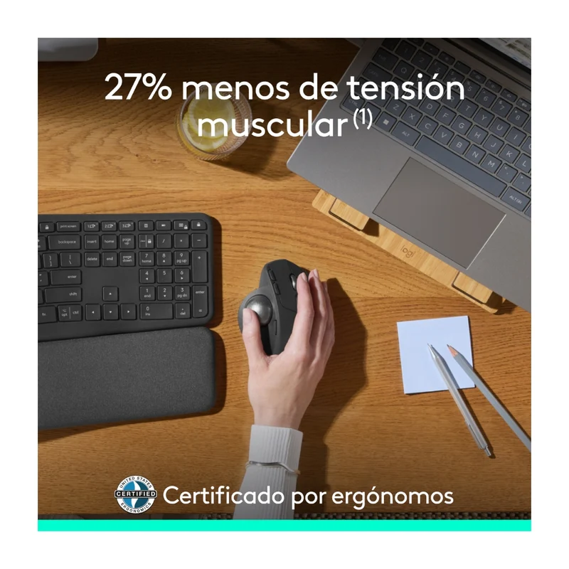 Logitech Mouse Inalámbrico MX Ergo S
